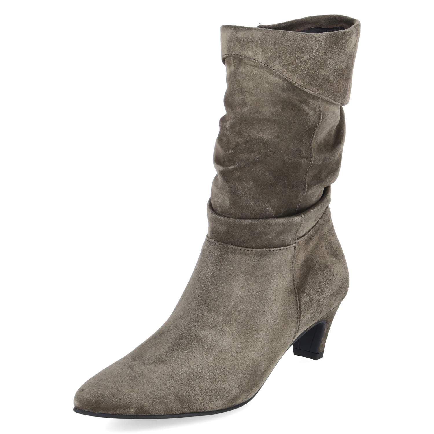 Slouchy Boots  Grün