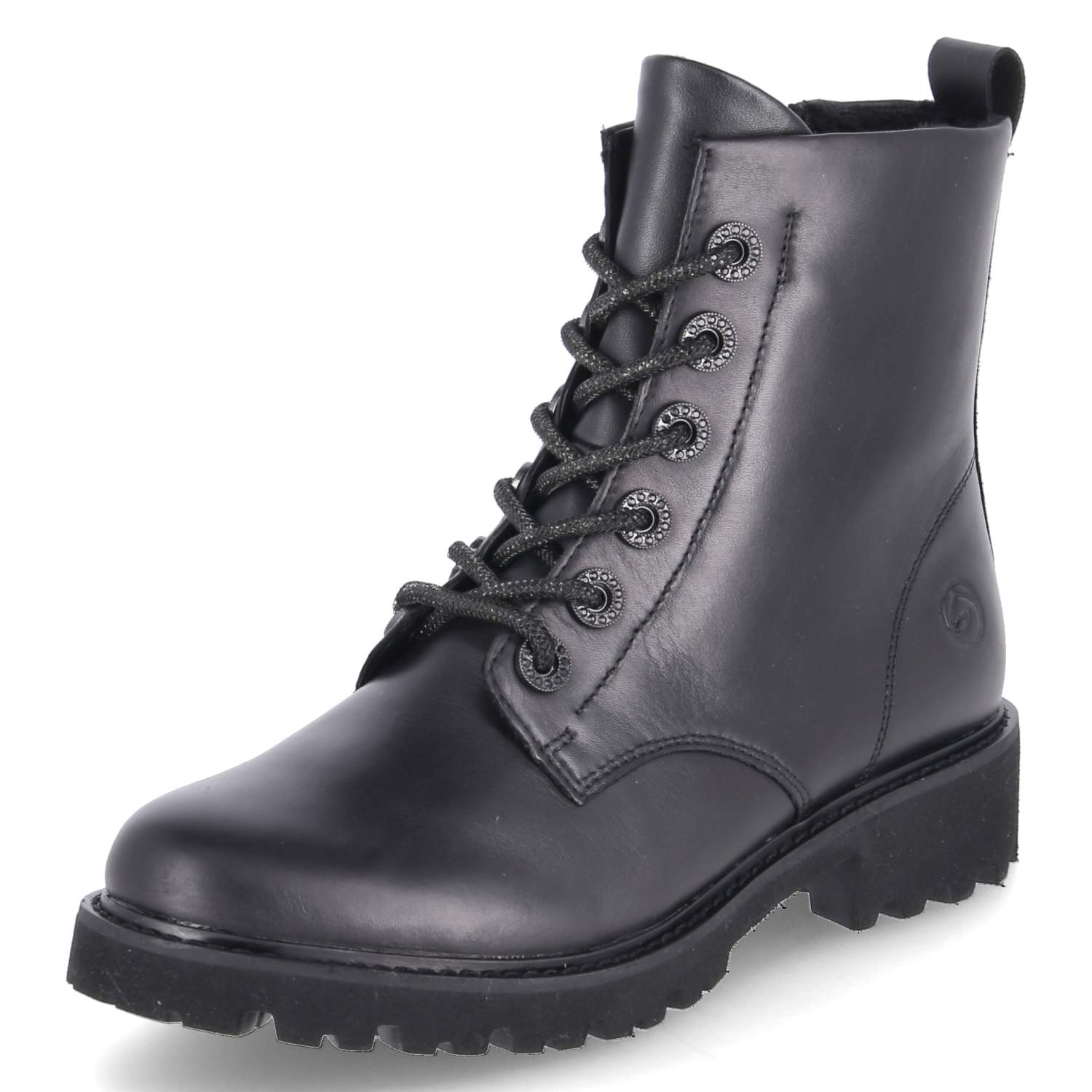 Schnürboots  Schwarz