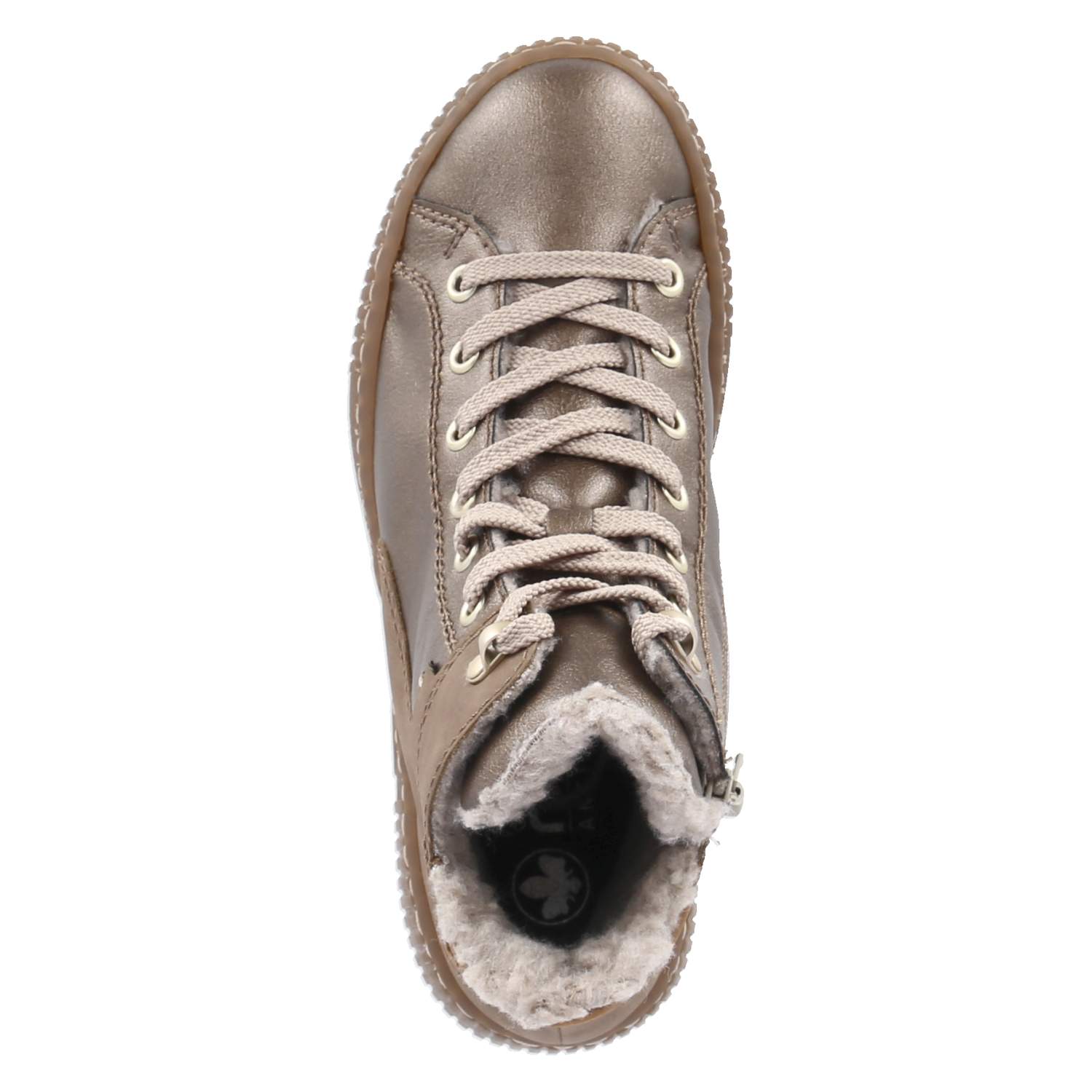 Schnürstiefeletten  Bronze