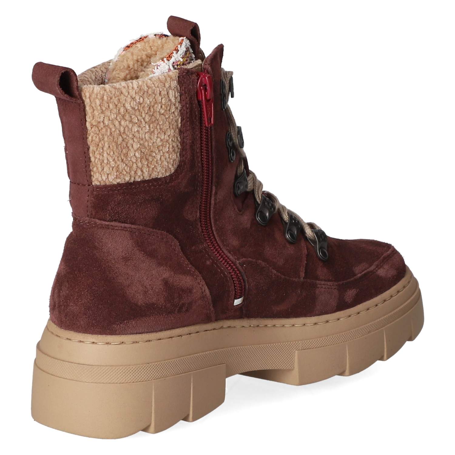 Schnürstiefeletten SAIGA Saiga Rot