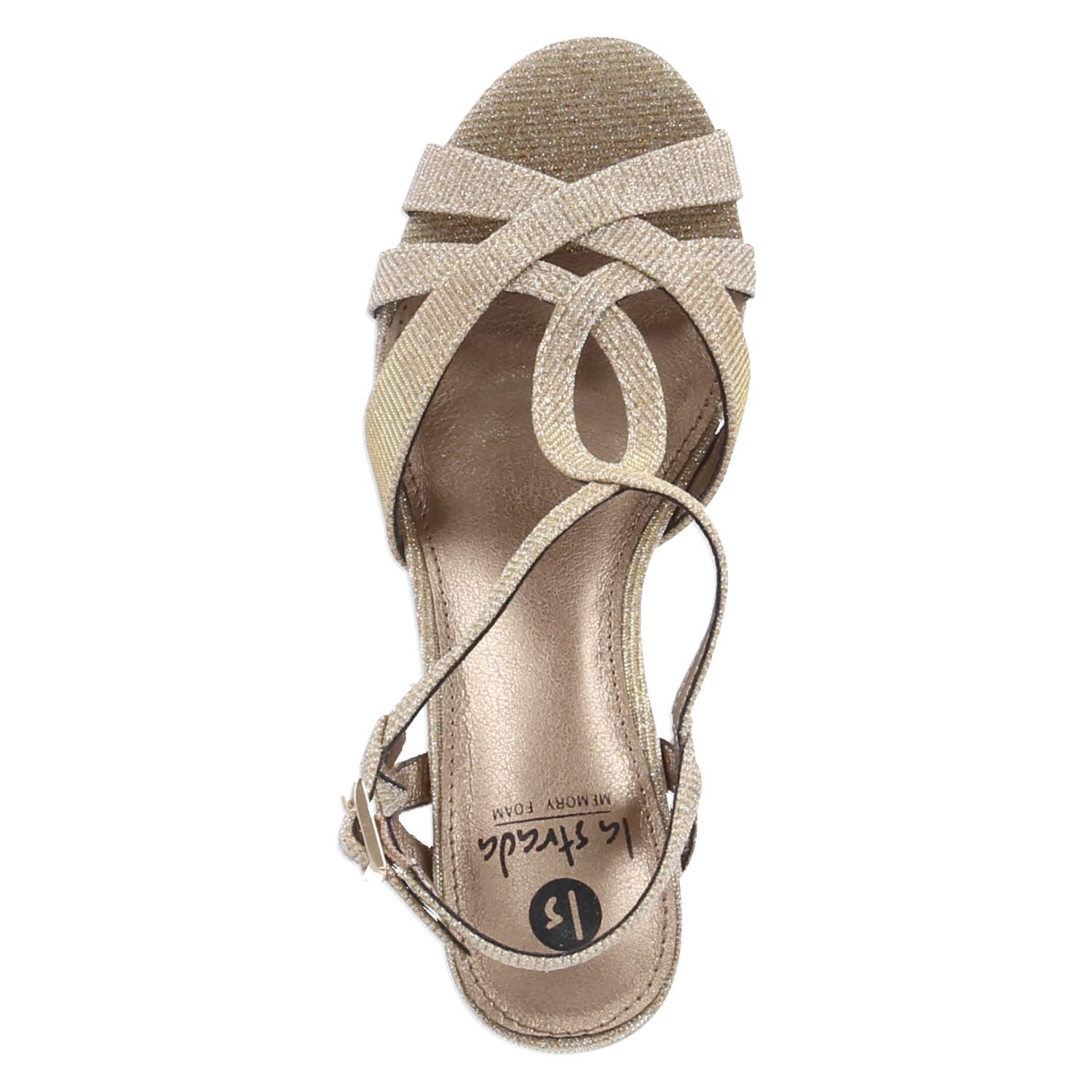 Glam-Sandaletten  Gold