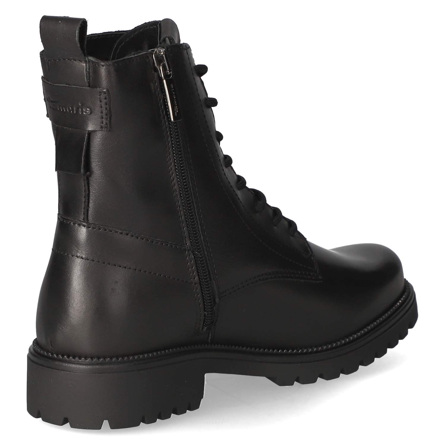 Schnürstiefeletten  Schwarz