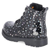 Schnürboots  Schwarz