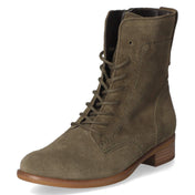 Schnürstiefeletten  Grün