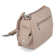 Schultertasche  Beige