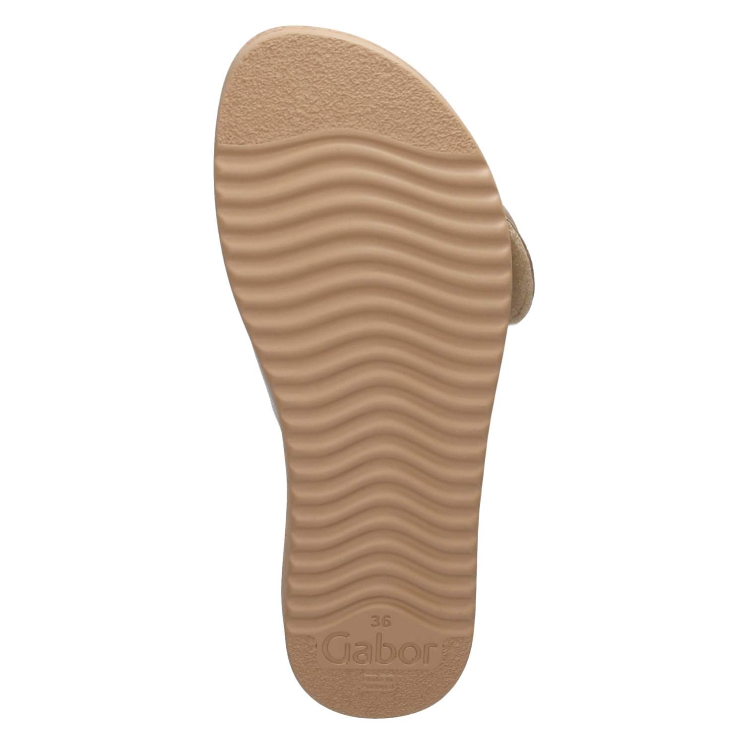 Pantoletten  Gold