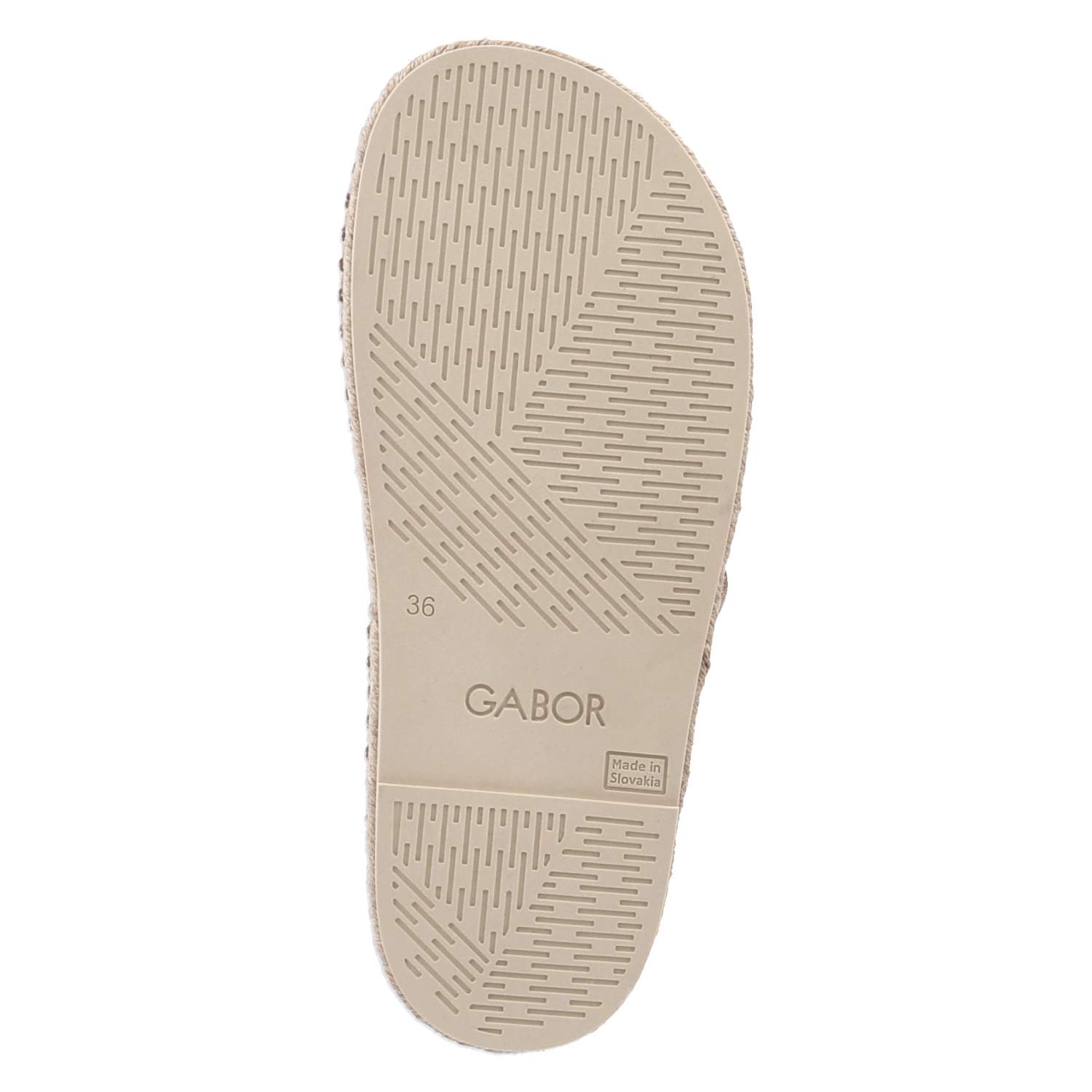 Espadrille-Pantoletten  Braun
