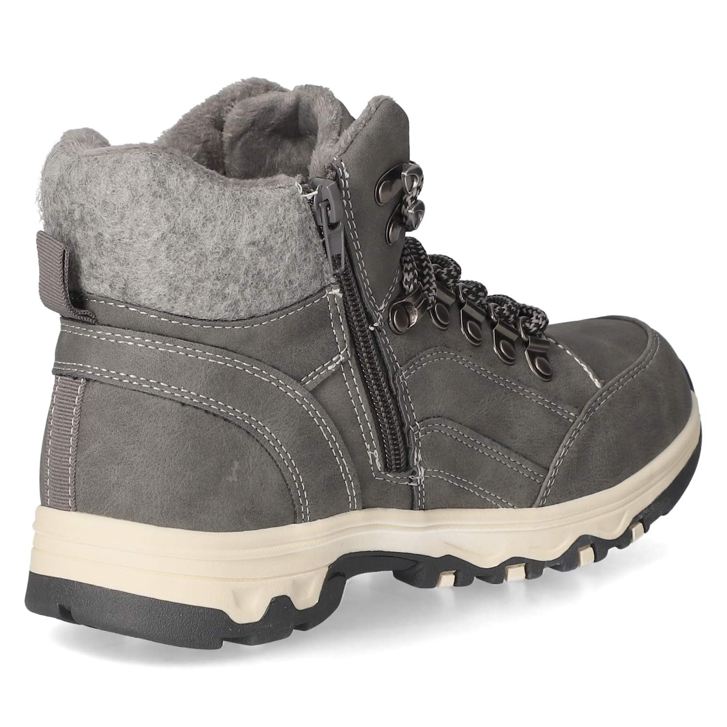 Schnürstiefeletten  Grau