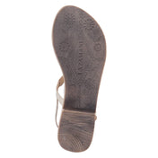 Zehentrenner-Sandalen  Gold