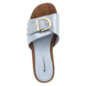 Open Toe Clogs  Blau