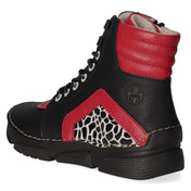 Schnürstiefeletten  Schwarz