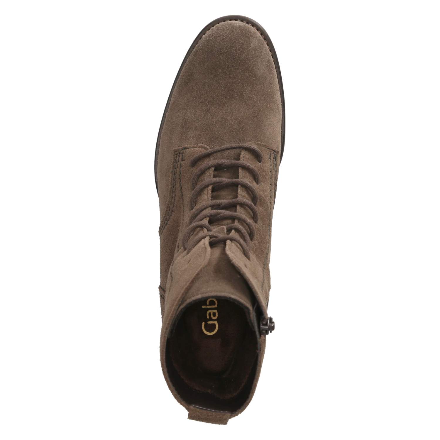 Schnürstiefeletten  Braun
