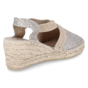 Espadrille-Sandaletten TRITON  Silber