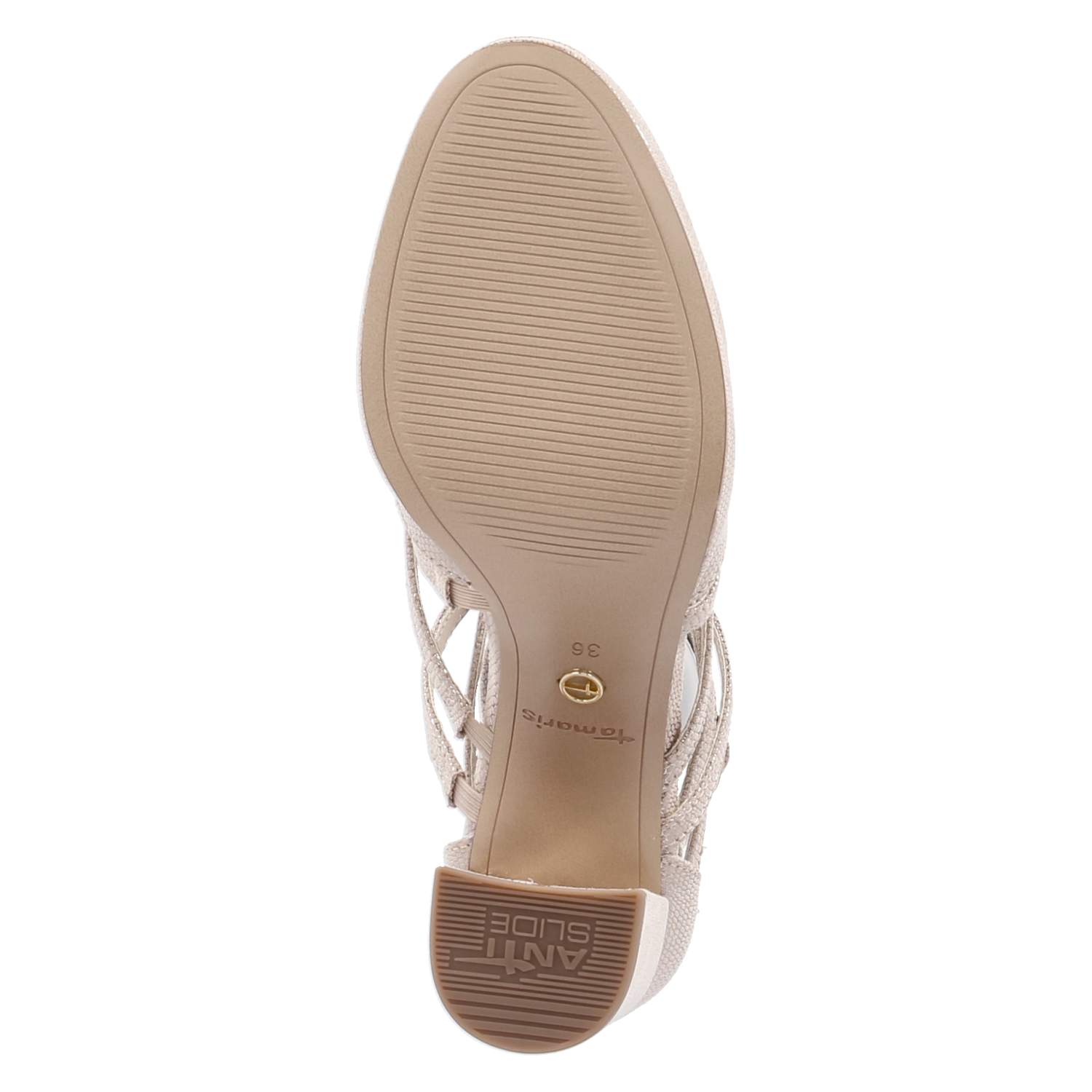 Riemchenpumps  Gold