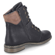 Schnürstiefeletten  Schwarz