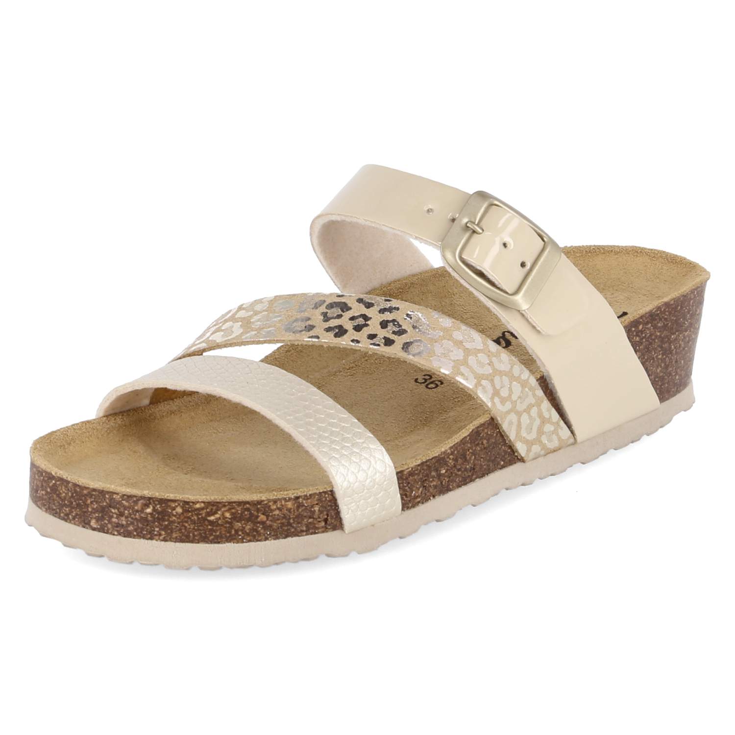 Pantoletten  Beige