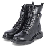 Schnürboots  Schwarz