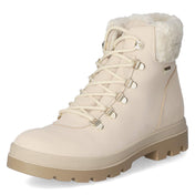 Schnürstiefeletten  Beige