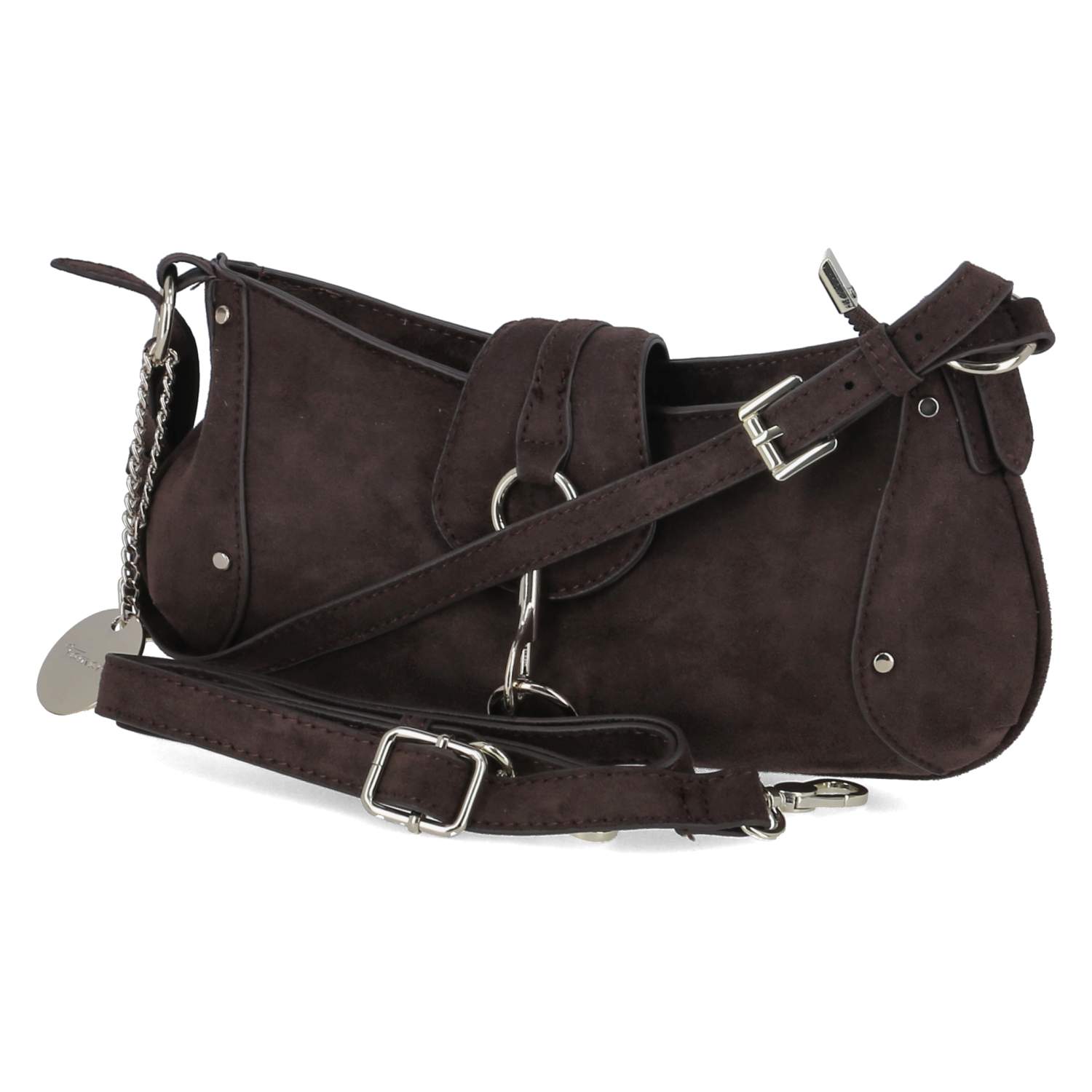 Baguette Bag MARINA SUEDE  Braun