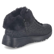 Boots UNO LITE COZY LEOPARD  Schwarz