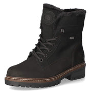 Schnürstiefeletten  Schwarz