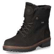 Schnürstiefeletten  Schwarz