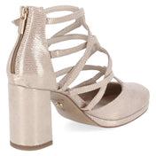 Riemchenpumps  Gold