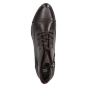 Schnürstiefeletten  Braun