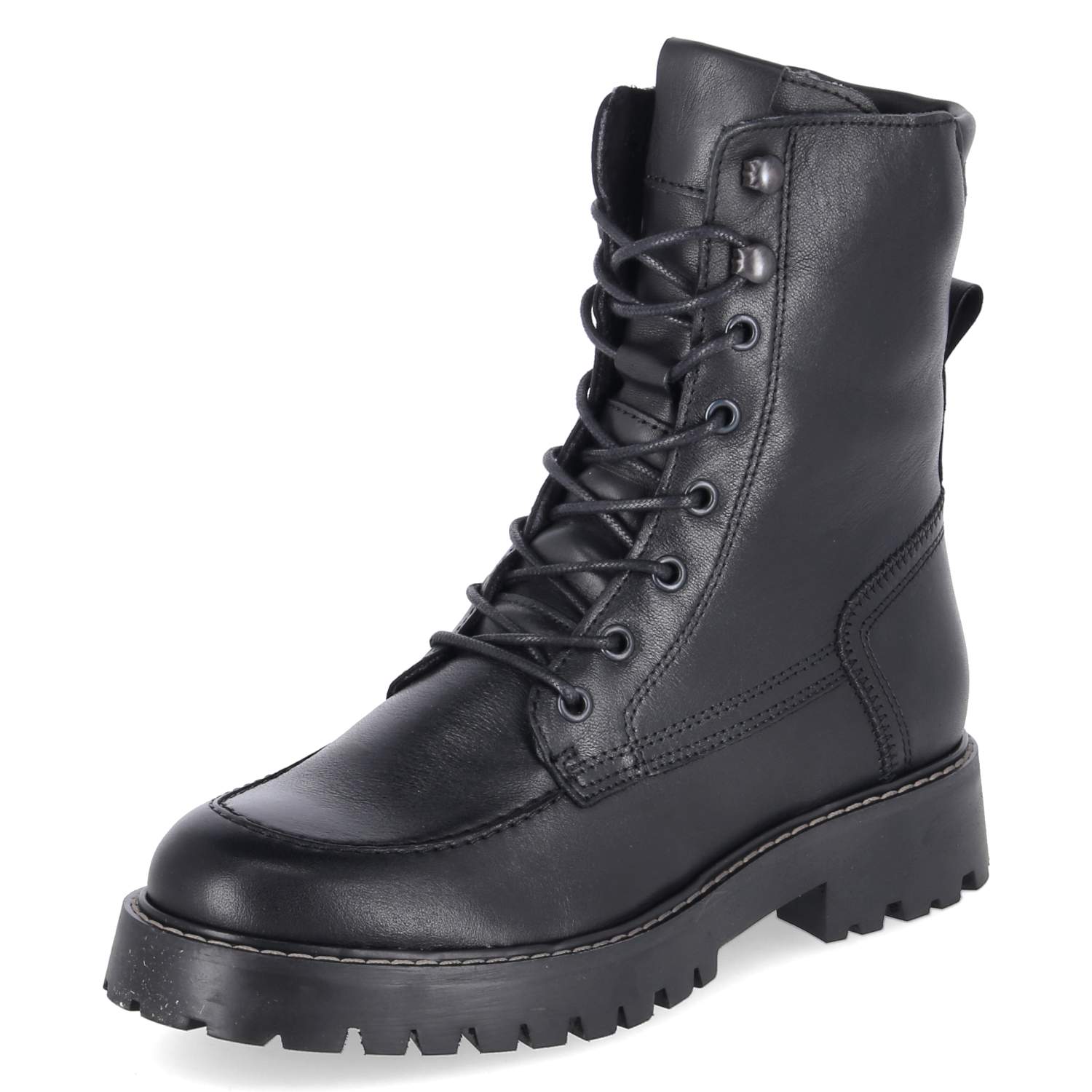 Schnürboots  Schwarz