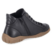 Schnürstiefeletten  Schwarz