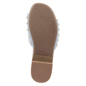 Open Toe Clogs  Blau