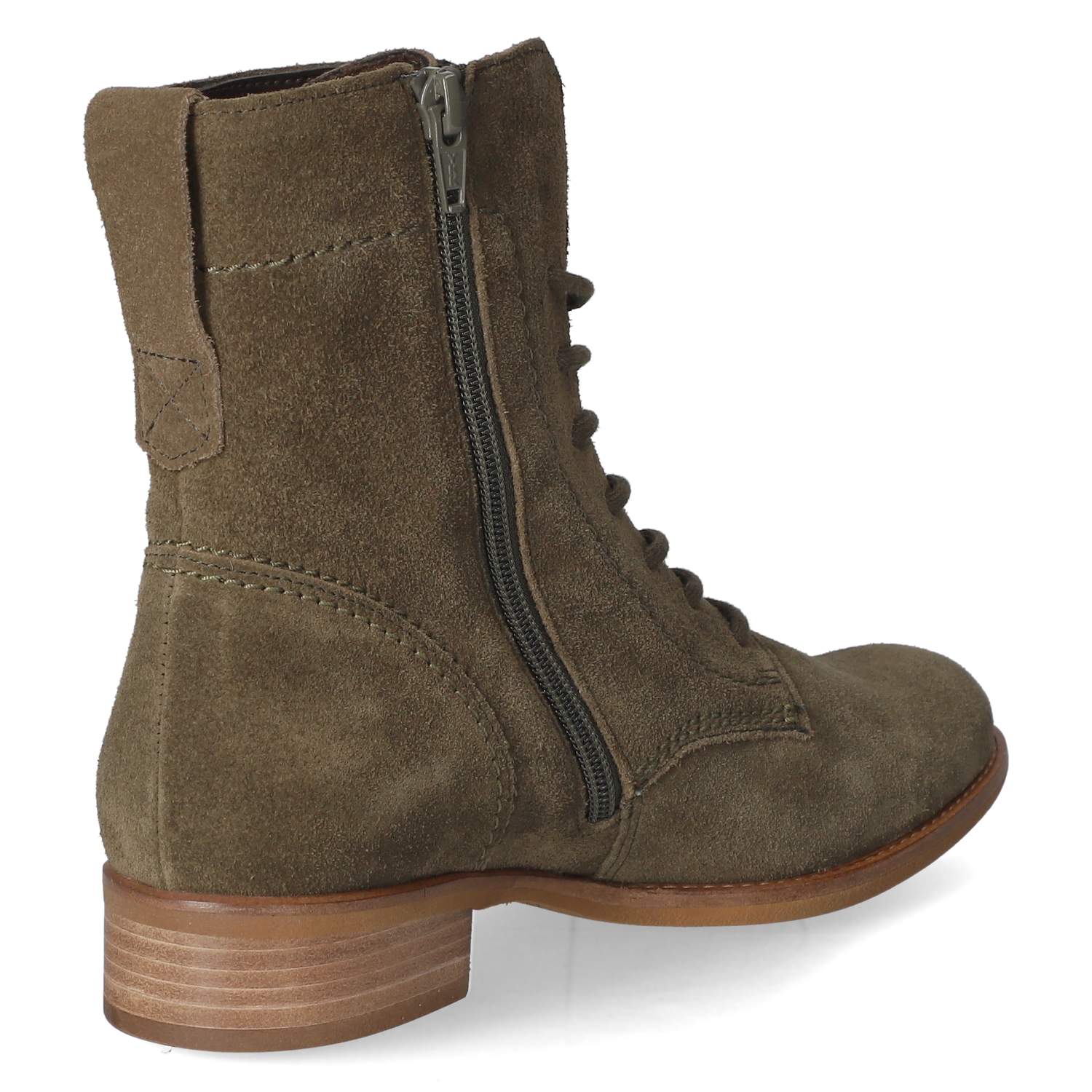 Schnürstiefeletten  Grün
