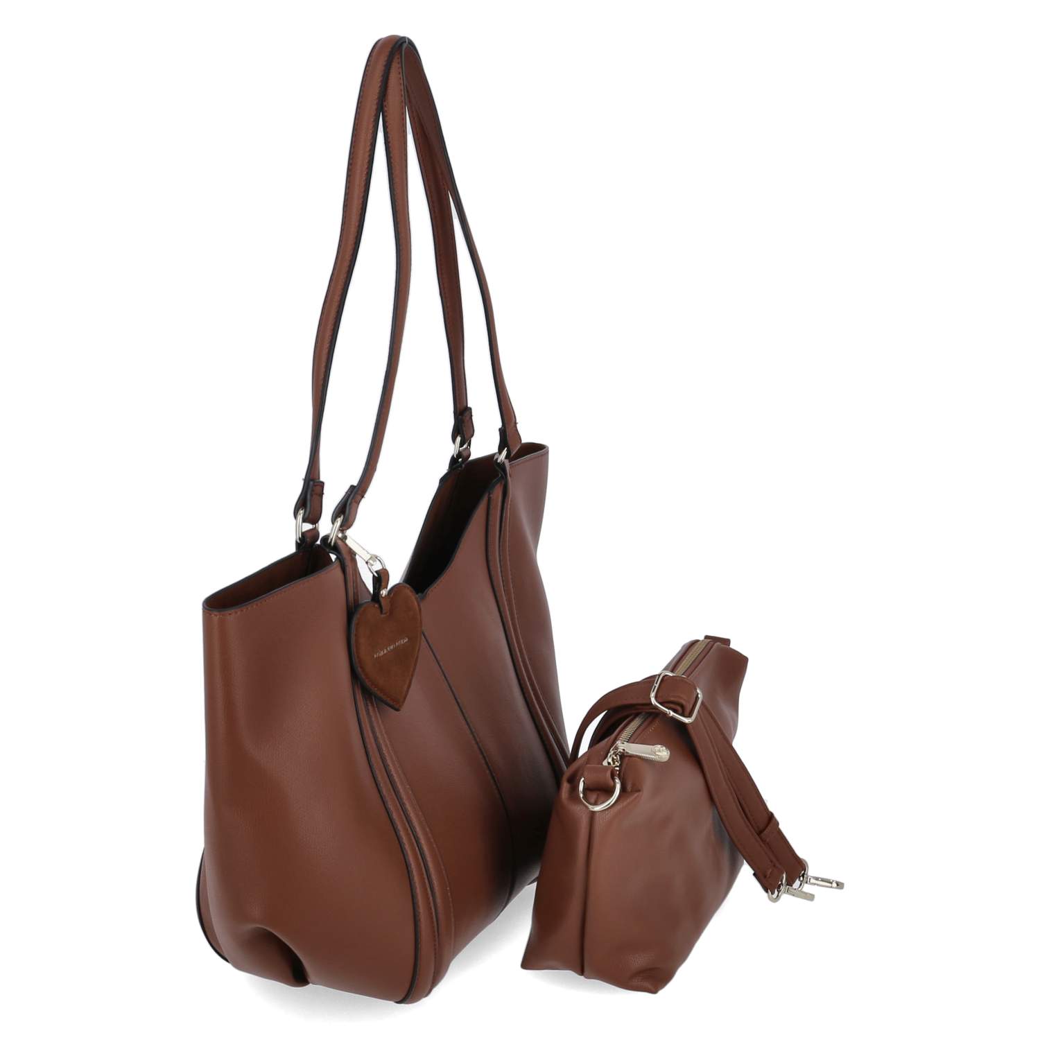 Shopper-Set  Braun