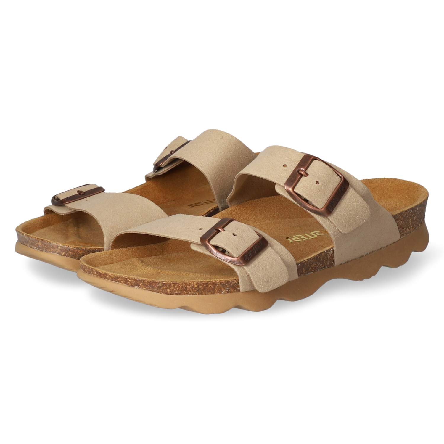 Pantoletten  Beige