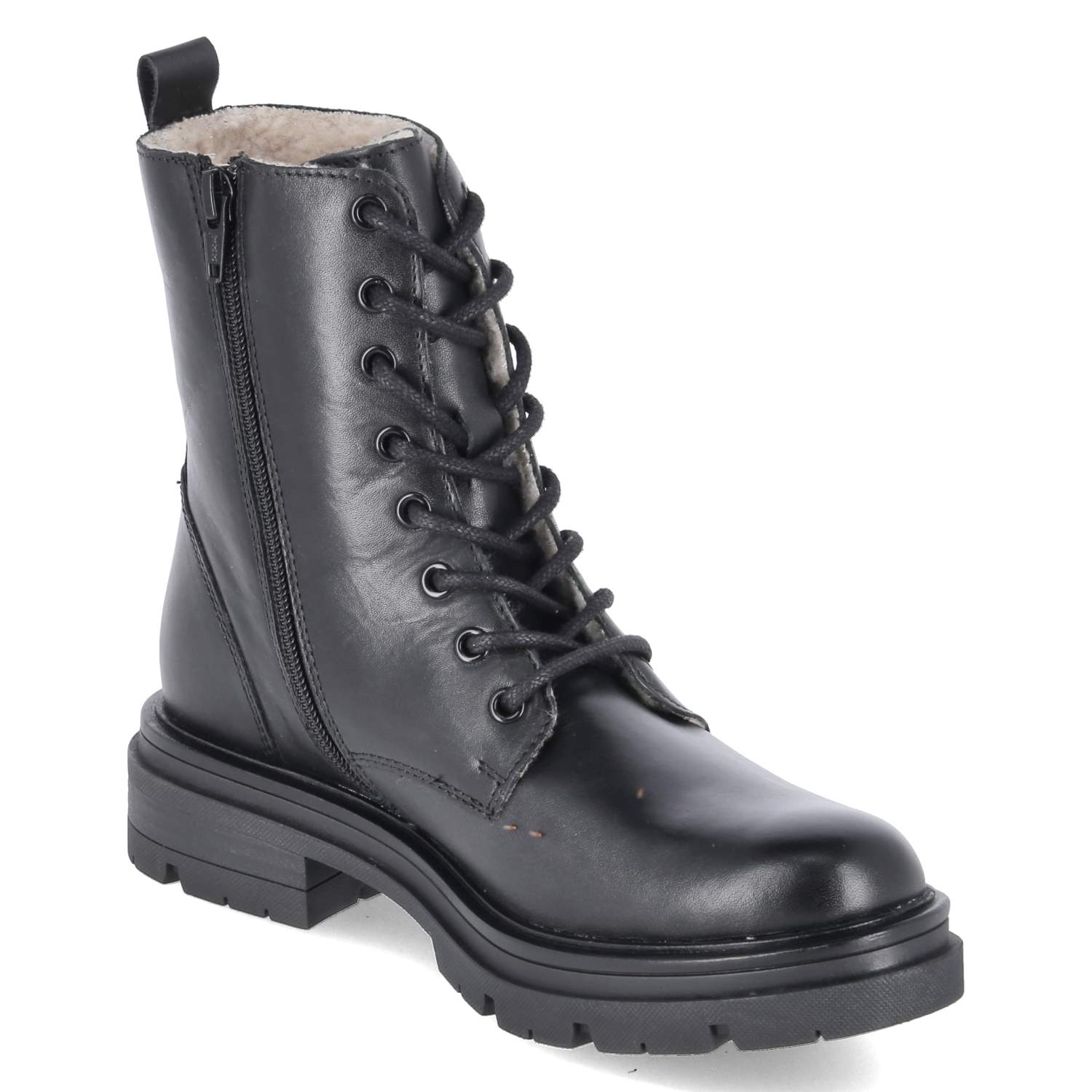 Schnürboots  Schwarz