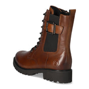 Schnürstiefeletten  Braun