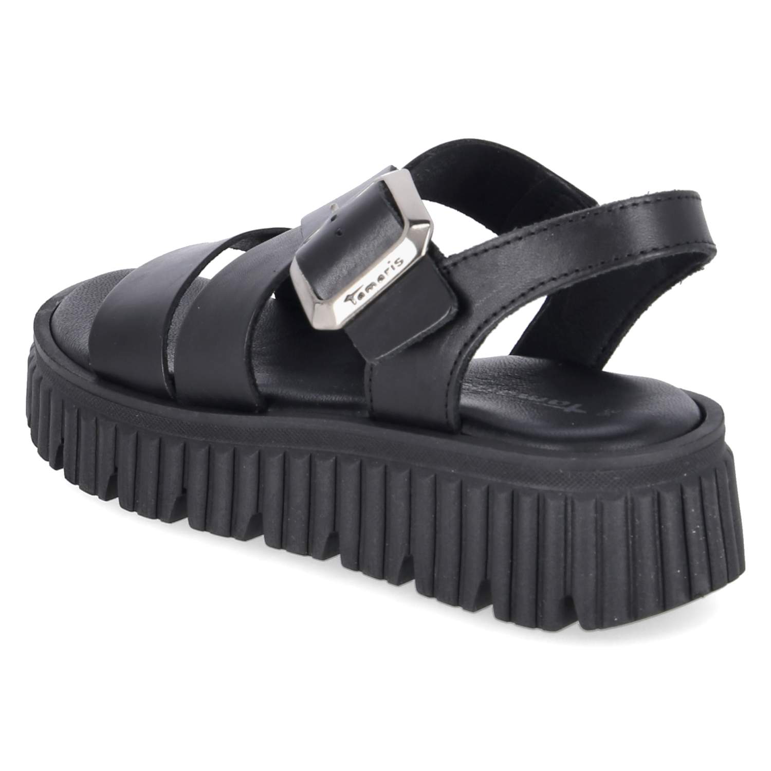 Plateau-Sandalen  Schwarz