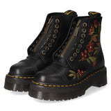 Schnürboots SINCL.FLORAL  Schwarz