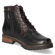 Schnürstiefeletten  Schwarz