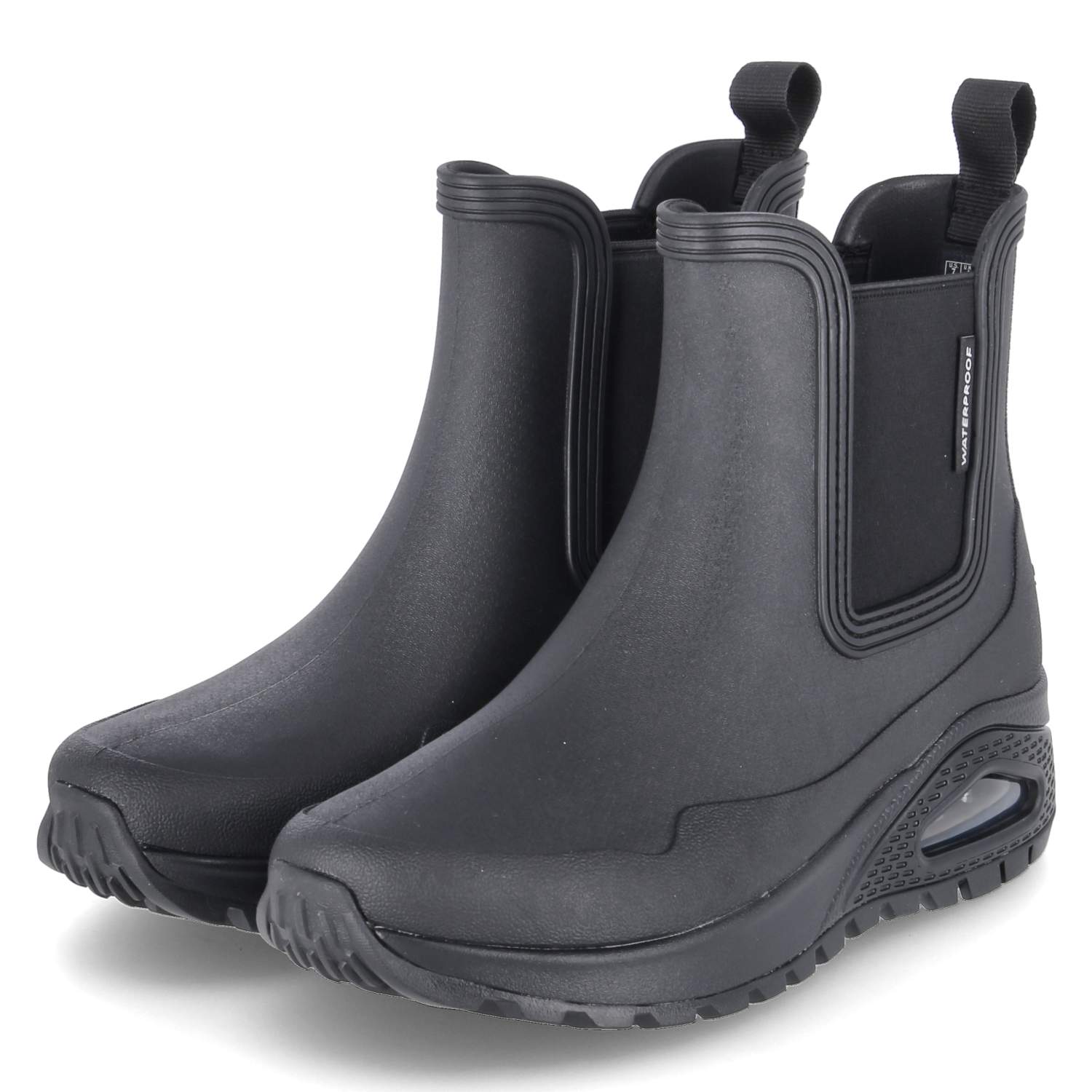 Gummistiefeletten UNO RUGGED  Schwarz