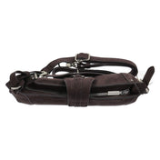 Schultertasche MARINA SUEDE  Braun