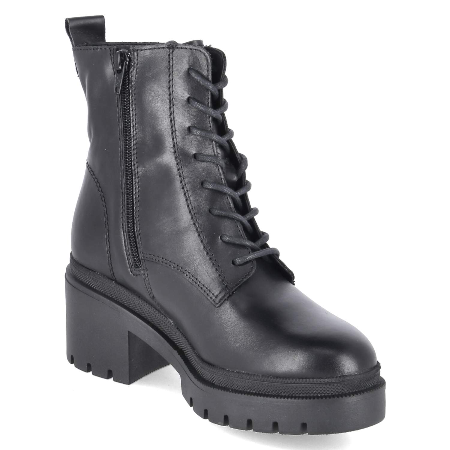 Schnürboots  Schwarz