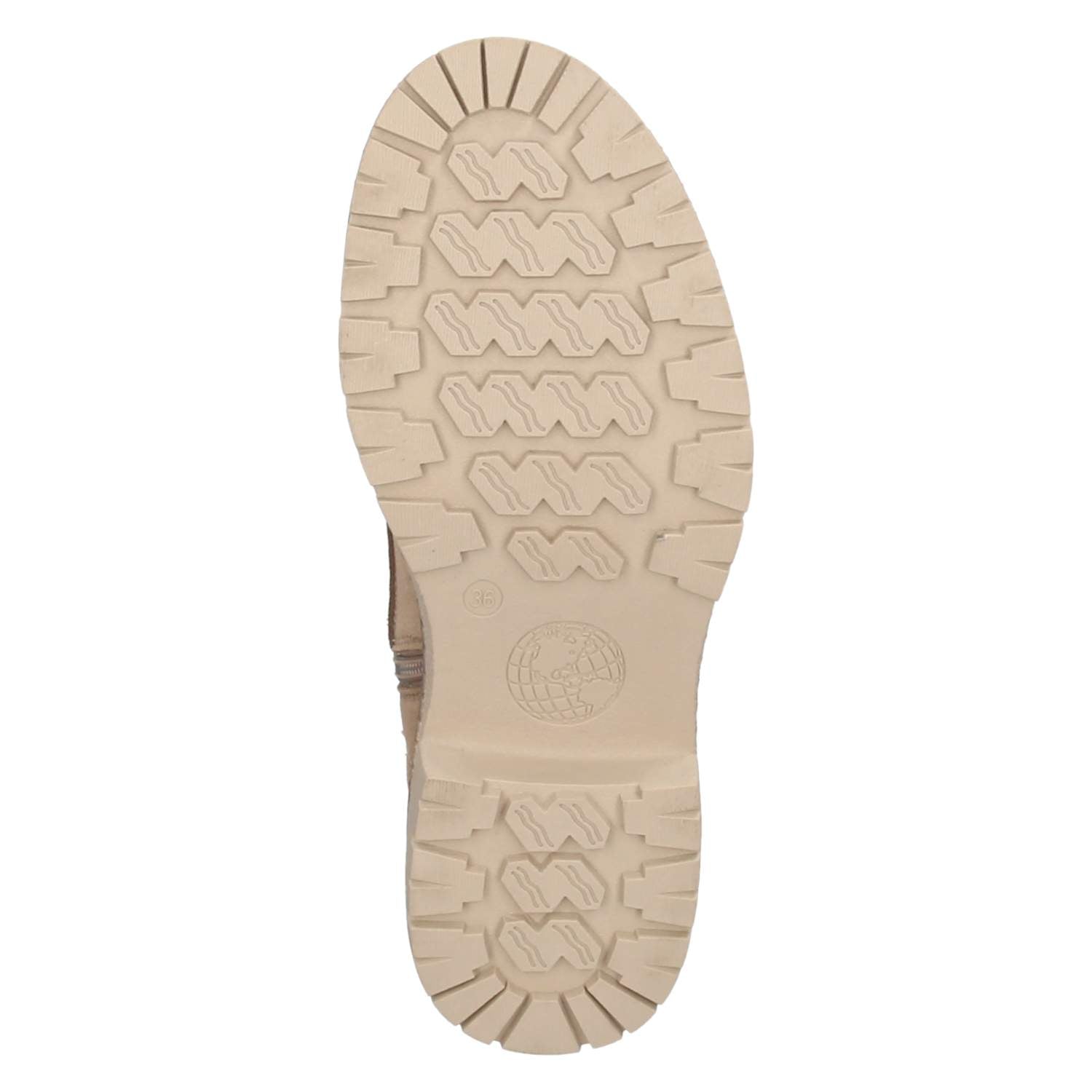 Schnürstiefeletten  Taupe