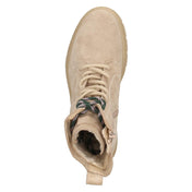 Schnürstiefeletten  Beige