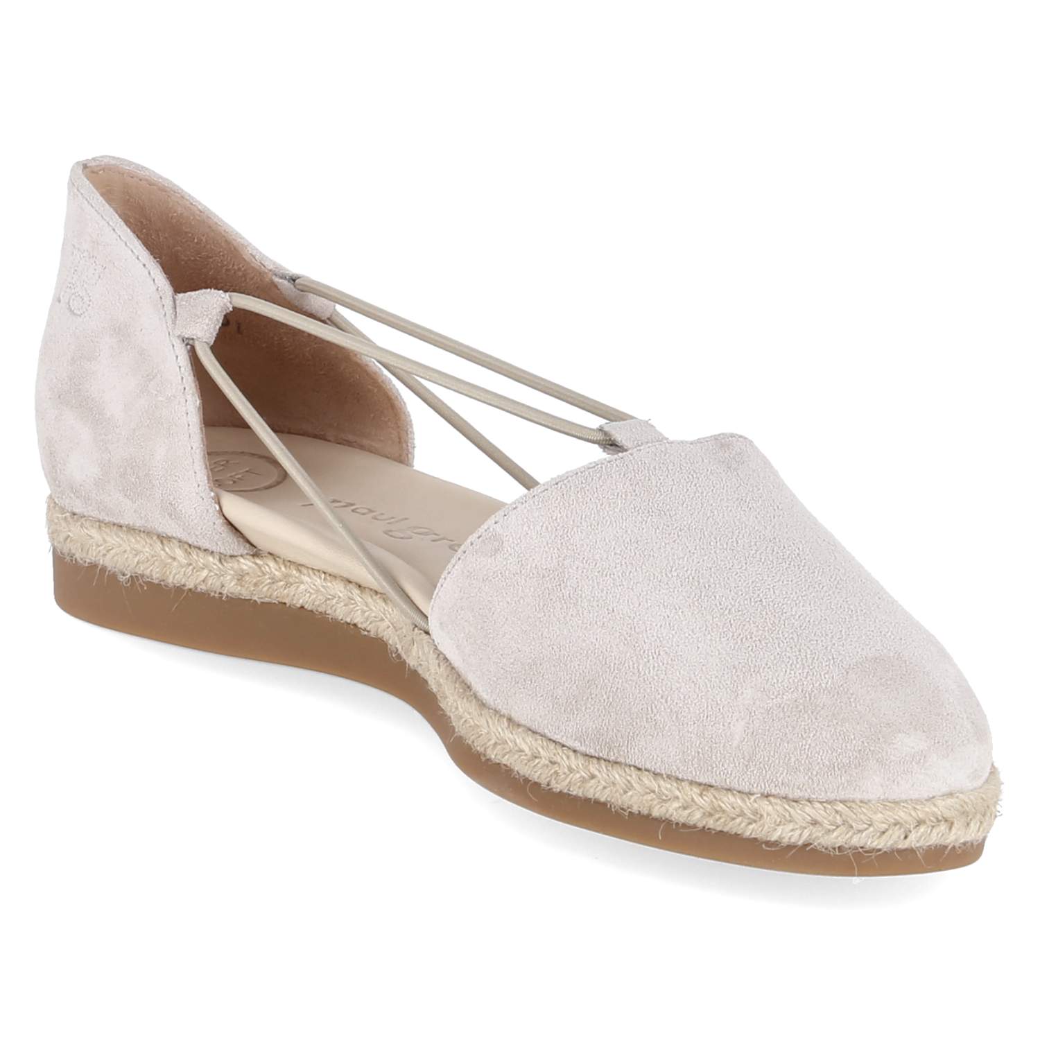 Espadrille-Ballerinas  Grau