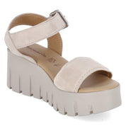 Plateausandalen Taupe