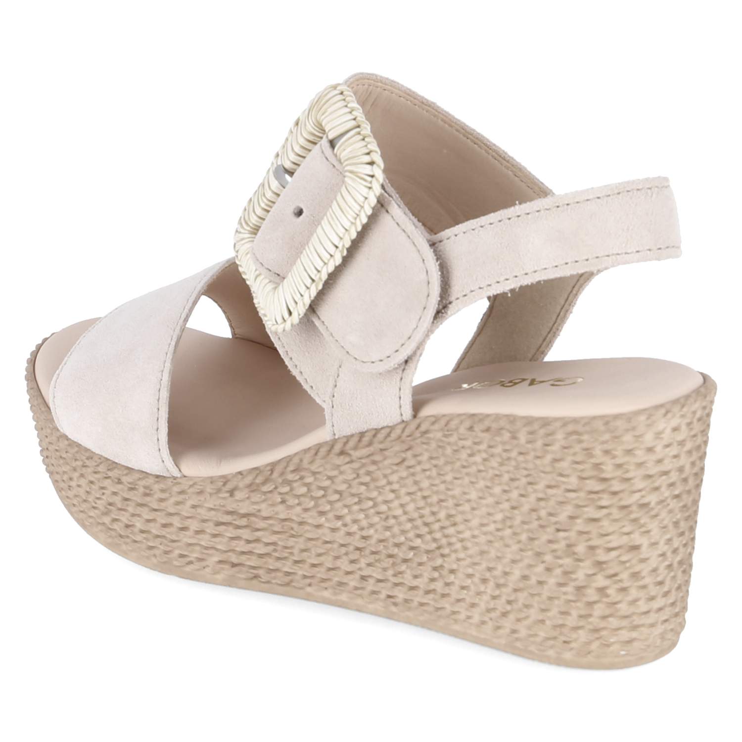 Espadrille-Sandaletten  Beige