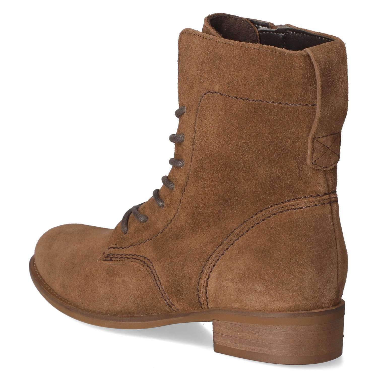 Schnürstiefeletten  Braun