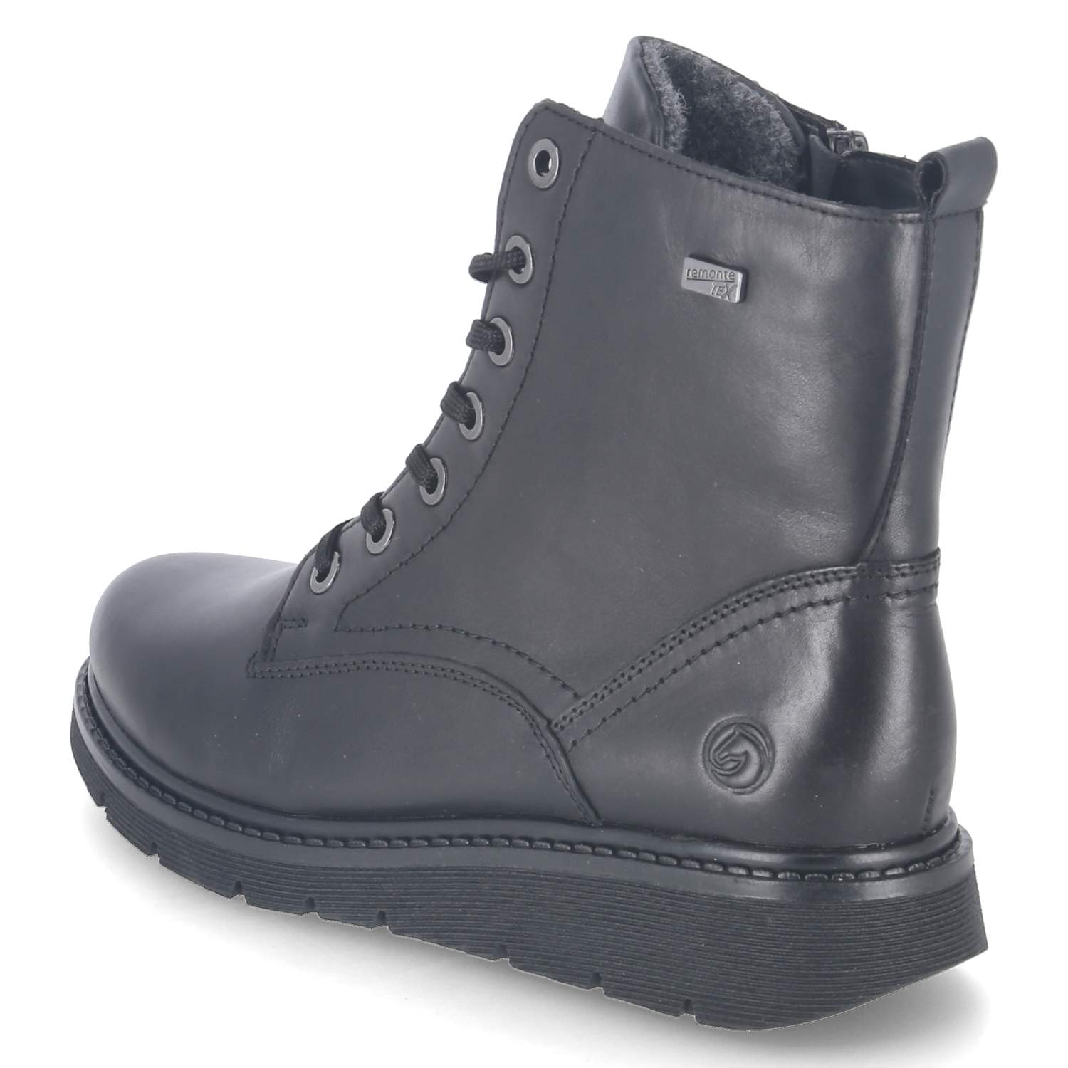 Schnürboots  Schwarz