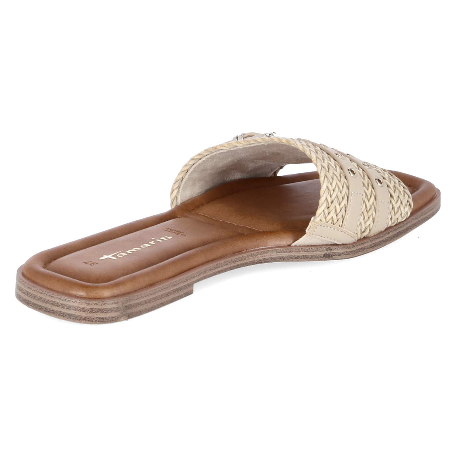 Pantoletten  Beige